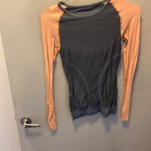 Workout too - orange and gray